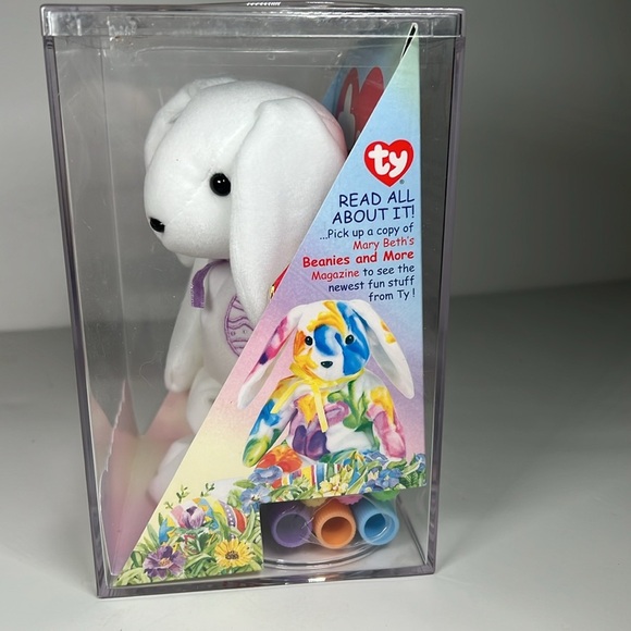 TY “Color Me Beanie” Bunny Rabbit NWT in Case - Picture 2 of 9